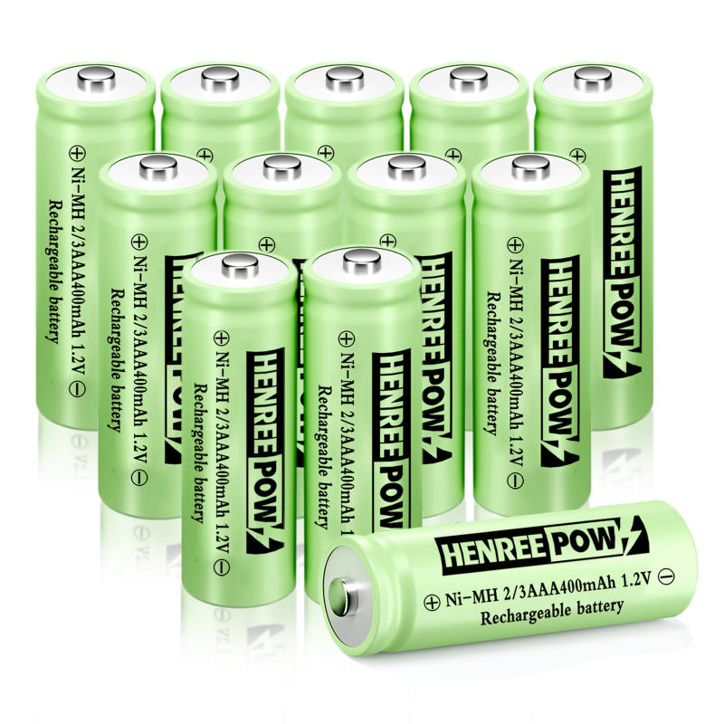 ہینریپو 1.2V 600mah AA NI-MH ریچارج ایبل بیٹریاں